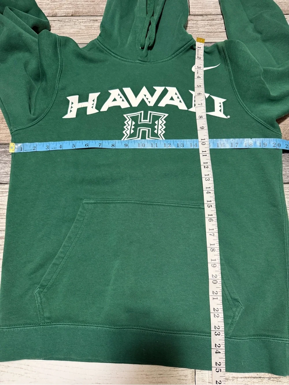 Nike Hawaii Rainbow Warriors Hoodie Men’s S Green Pullover Fleece
